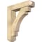 Ekena Millwork Merced Craftsman Rough Sawn Bracket w/ Offset Brace, Douglas Fir, 6"W x 24"D x 28"H BKT0604X24X28MRC04RDF - alternate 1
